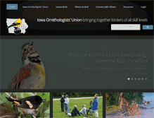 Tablet Screenshot of iowabirds.org